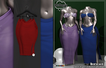 deluge. flora skirt  - red [bxd]