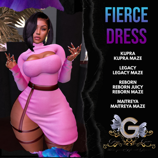 [MONTCLAIR] ~ FIERCE DRESS PINK