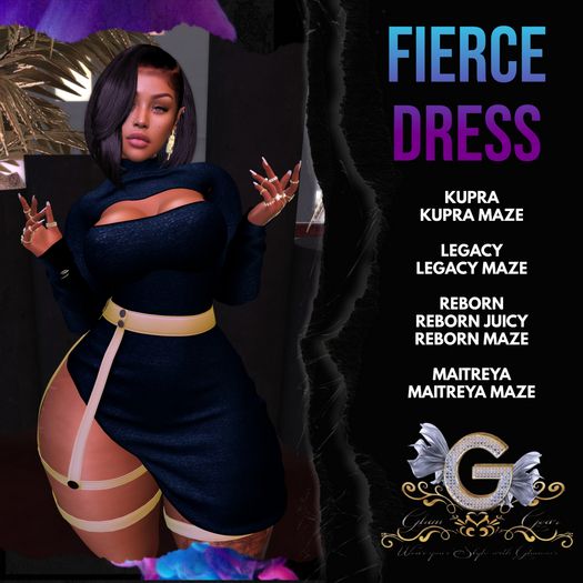 [MONTCLAIR] ~ FIERCE DRESS BLUE