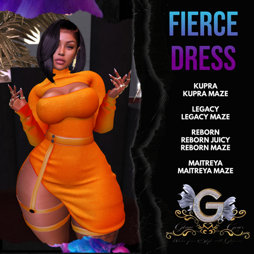 [MONTCLAIR] ~ FIERCE DRESS ORANGE
