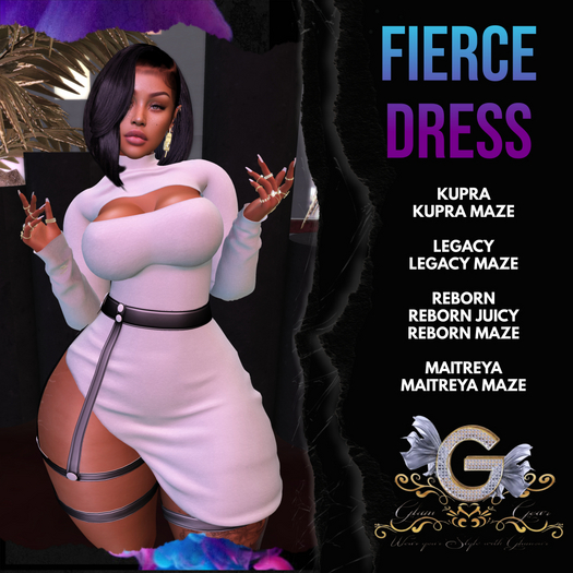 [MONTCLAIR] ~ FIERCE DRESS WHITE