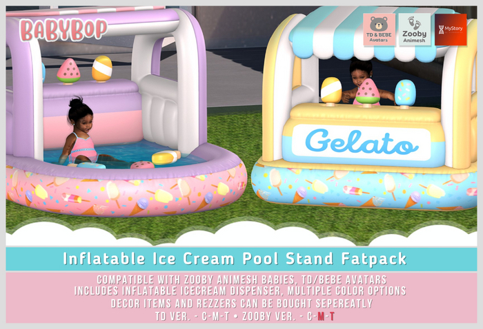 .:bb:. Ice Cream stand - Inflatable Pool - FATPACK - Zooby