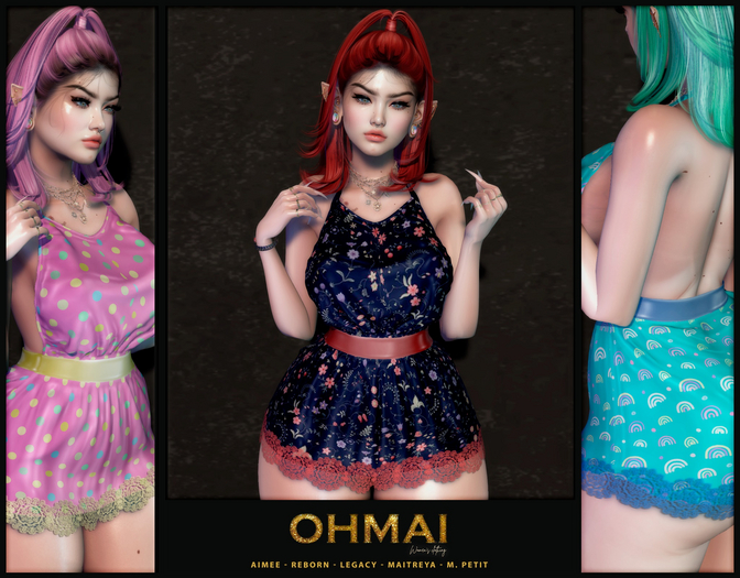 Ohmai Unpack - Aimee Dress Pink