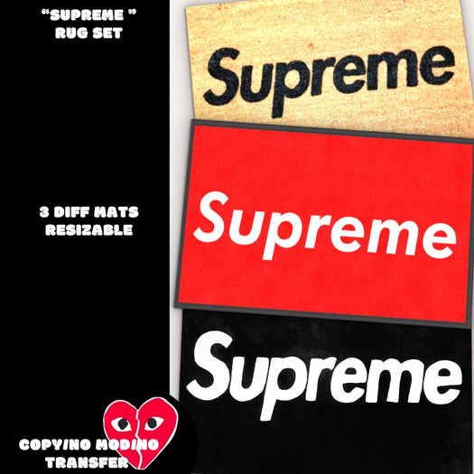 supreme doormat set