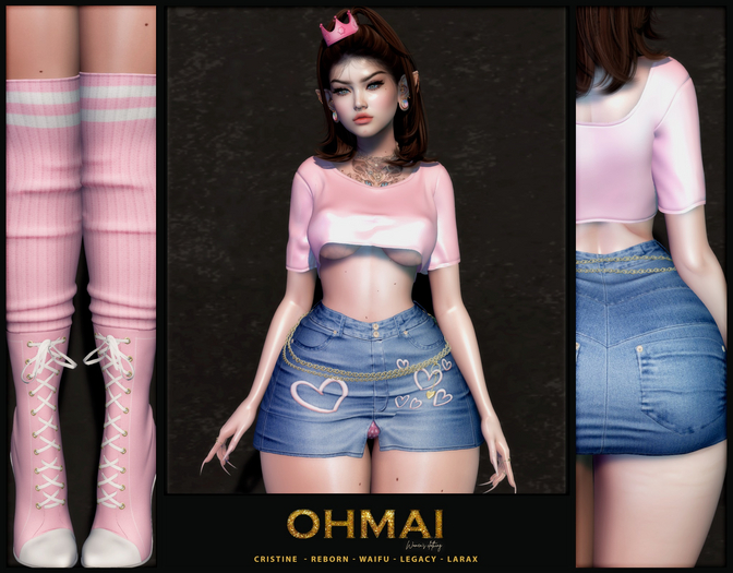 Ohmai Unpack - Cristine Pink Set