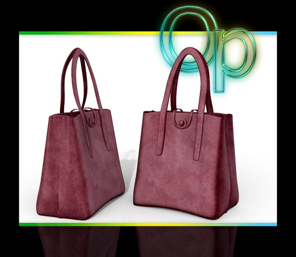 Berry Suede HandBag