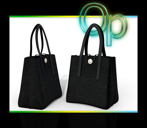 Black Leather HandBag