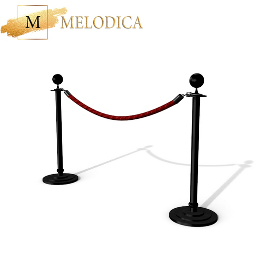 Black Red Event Fence