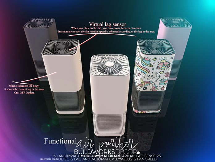 buildworksdecor ~ Air Purifier / Boxed