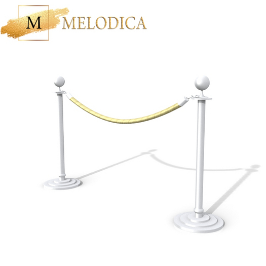 White Yellow Event Fence