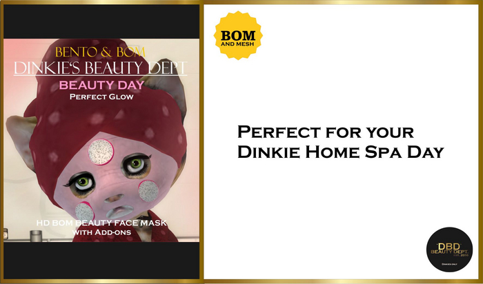 *DBD* DINKIES BEAUTY DAY FACE MASK* Perfect Glow