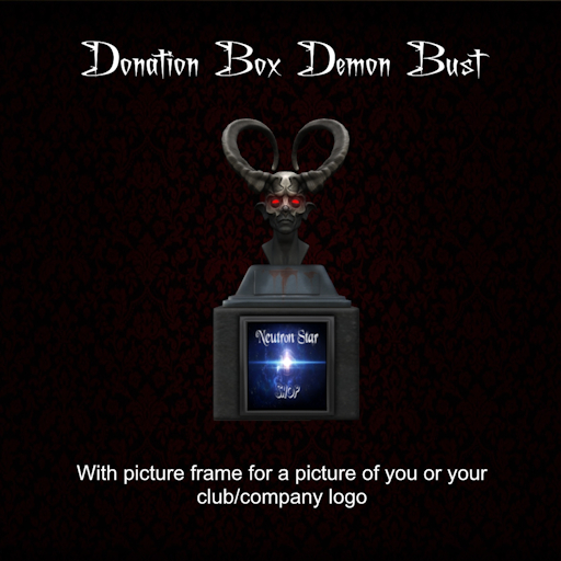 Donations Box Demon Bust