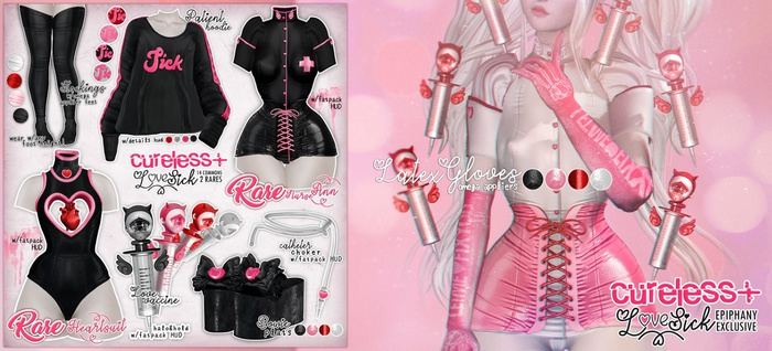 CURELESS [+] LoveSick / MAITREYA / Nurse Ann / RARE
