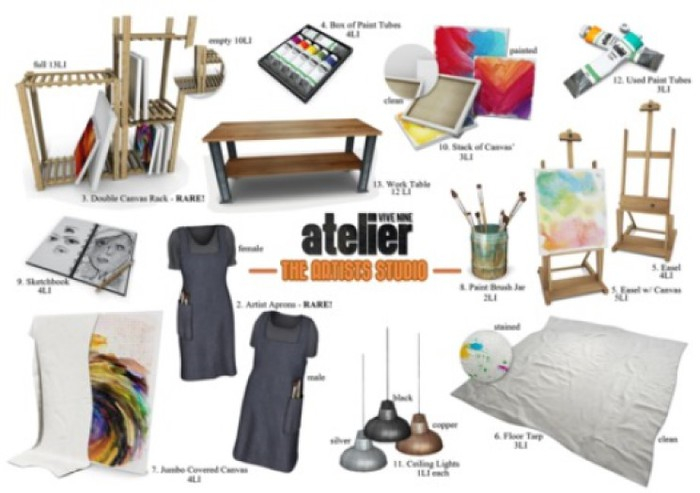 01 .: vive atelier :. Artists Studio Skybox - RARE