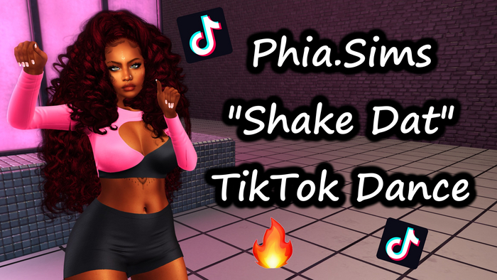 Phia.Sims Shake Dat TikTok Dance Animation