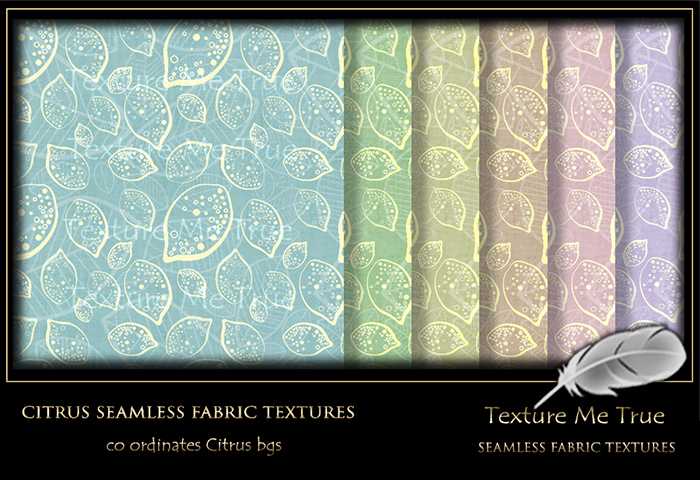 TMT Citrus seamless fabric textures