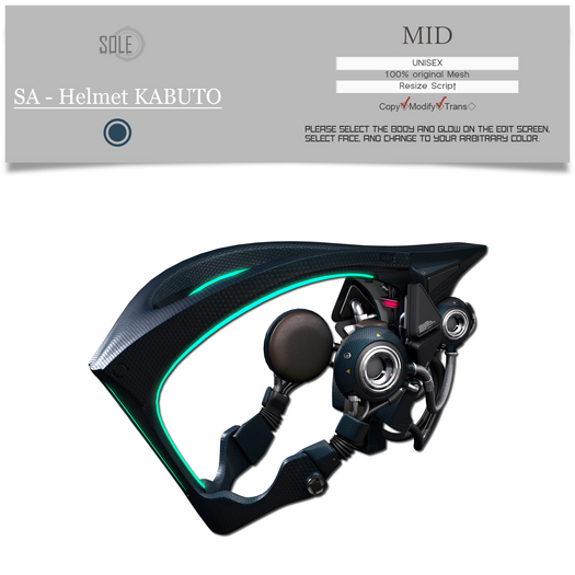 :::SOLE::: SA - Helmet KABUTO (MID)
