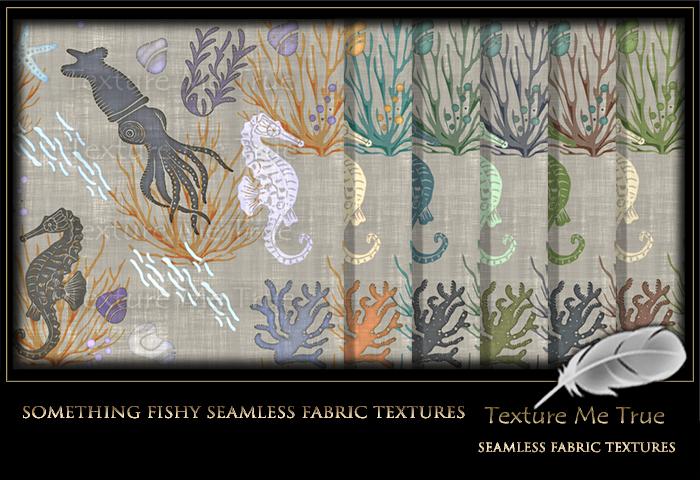 TMT Something Fishy seamless fabric textures