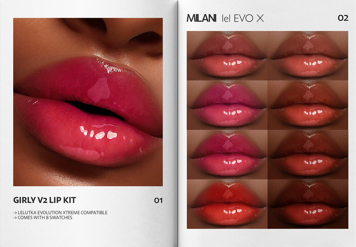 MILANI - "GIRLY V2" LIP KIT / FATPACK