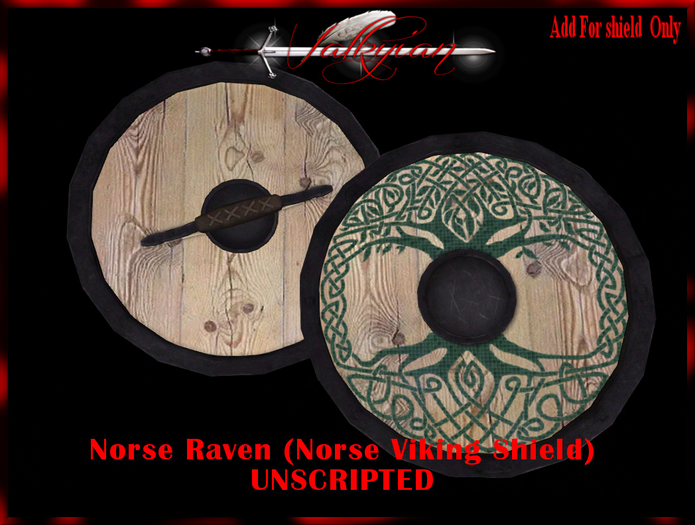 ~Valkyrian~Yggdrasil  (Norse Viking Shield) Unscripted (ADD)