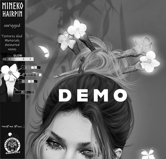 DEMO Badwolf - Mineko Hairpin