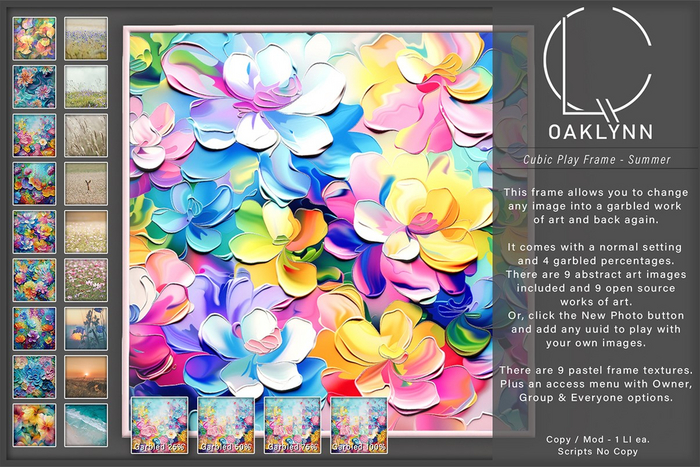 Oaklynn Cubic Play Frame - Summer