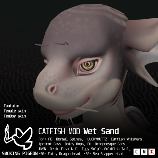 (SMOKING PIGEON) CATFISH Mod Wet Sand
