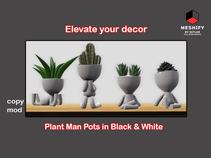 Meshify - PBR Plant Man Pot 