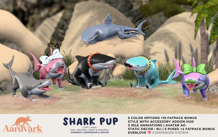 Aardvark : Shark Pup  -  FATPACK 