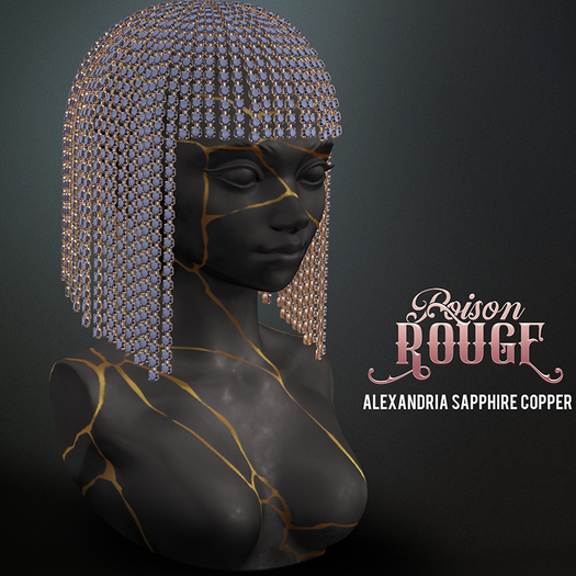 POISON ROUGE Alexandria Sapphire Copper