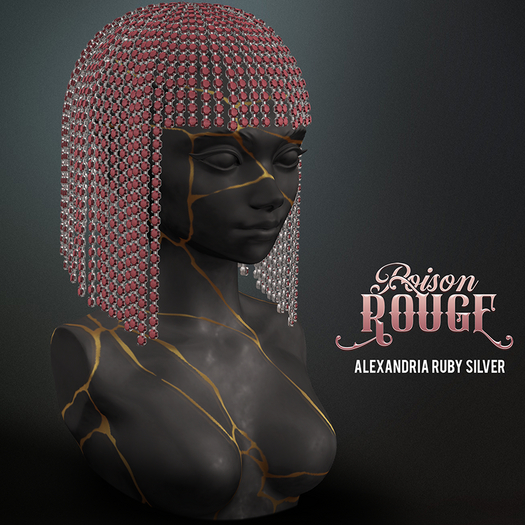 POISON ROUGE Alexandria Ruby Silver 