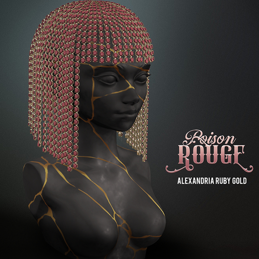 POISON ROUGE Alexandria Ruby Gold 