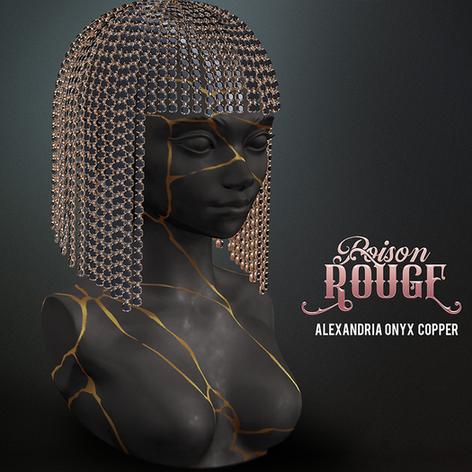 POISON ROUGE Alexandria Onyx Copper