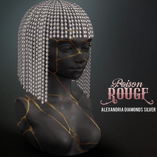 POISON ROUGE Alexandria Diamonds Silver