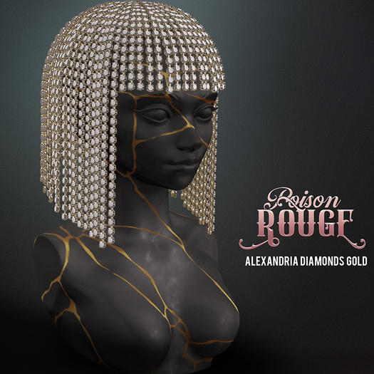 POISON ROUGE Alexandria Diamonds Gold