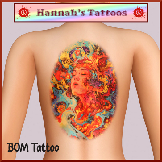 Colorful Back Lady