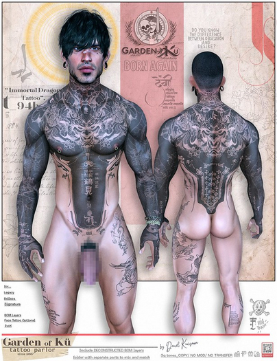 Tattoo "The Immortal Dragon" by GoK