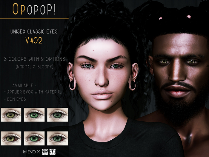 OPOPOP ! Unisex Classic Eyes V#02-Jungle