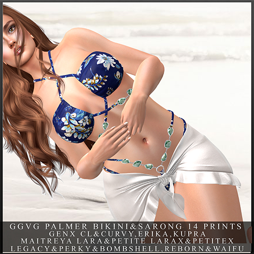 GGVG PALMER BIKINI&SARONG PRINTS