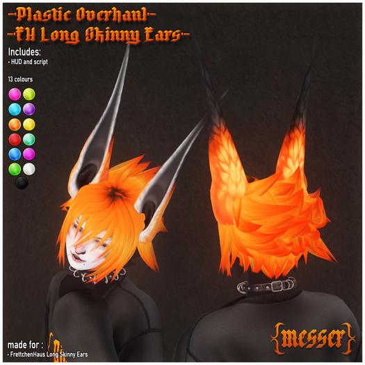 M! Long Skinny Ears - Plastic Overhaul | Texture Applier for FrettchenHaus Long Skinny Ears