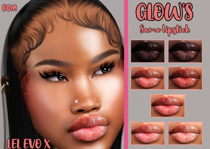 GLOW'S-SAME LIPSTICKS