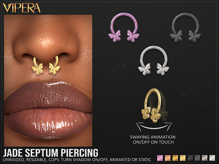 [VIPERA] Jade Septum Piercing