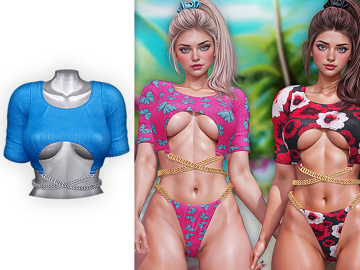 BONNICCI - Lilly Top (Blue)