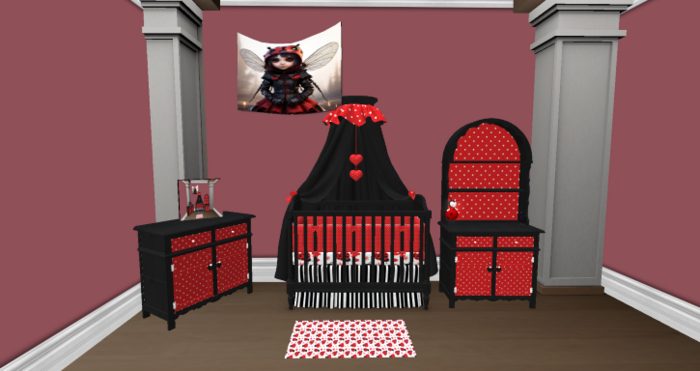 DARK RAVEN- LADYBUG Baby SET