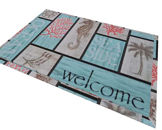 Beachy Welcome Mat **Welcomes Guest**