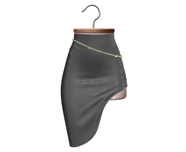 KYMILE - Patricia Skirt & Chain - Leather
