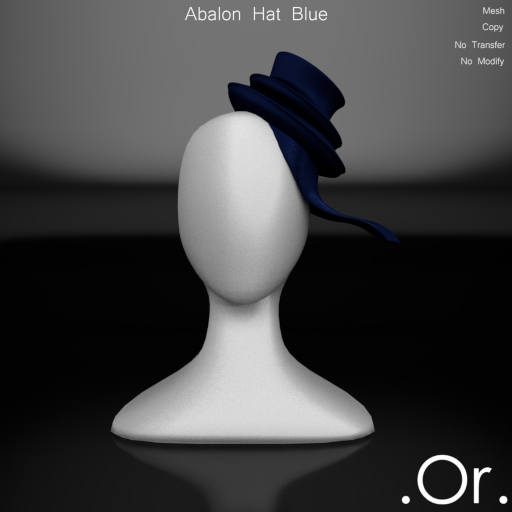 . Or . Abalon Hat Blue
