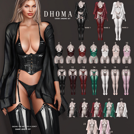 3. Dhoma Chiara Set Legacy White RARE