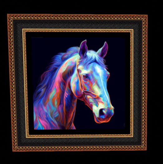 Neon Horse - multi frame