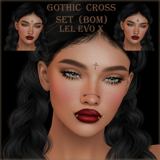 Gothic Cross Set Tattoo / EvoX